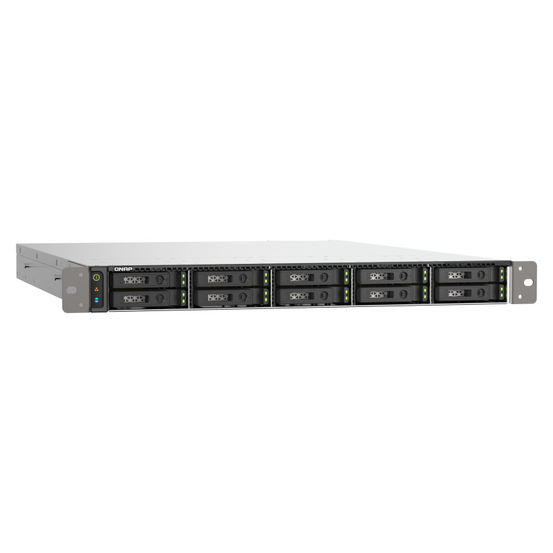QNAP TS-h1090FU-7232P-32G (AMD EPYC, 32GB ECC RAM, 10x 2,5'' U.2/U.3/SATA, 2x 2,5GbE, 2x 25Gb SFP28)