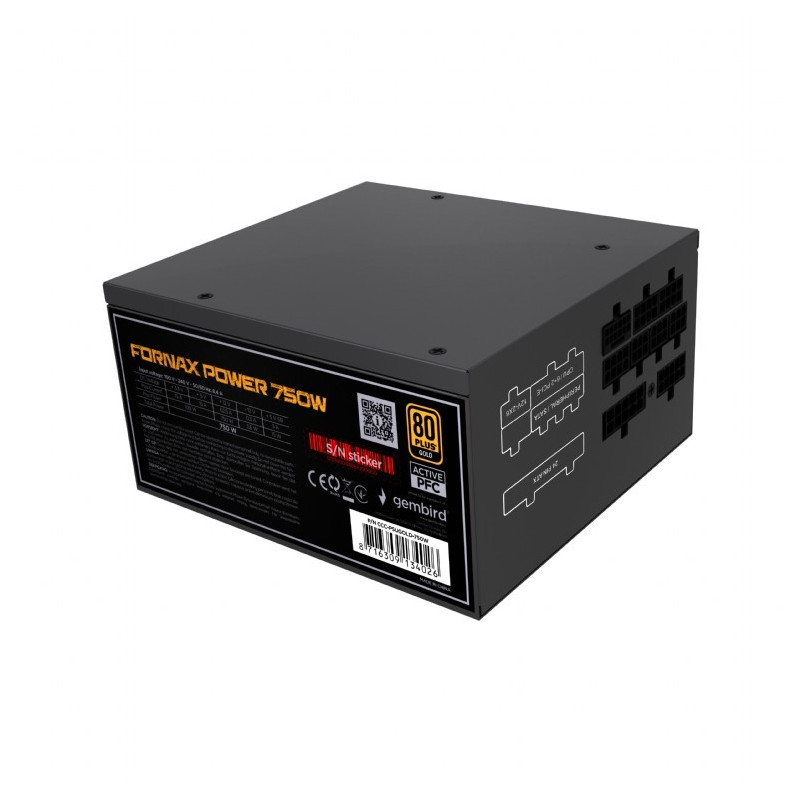 GEMBIRD FX modular 750W 80+ Gold ATX 3.1