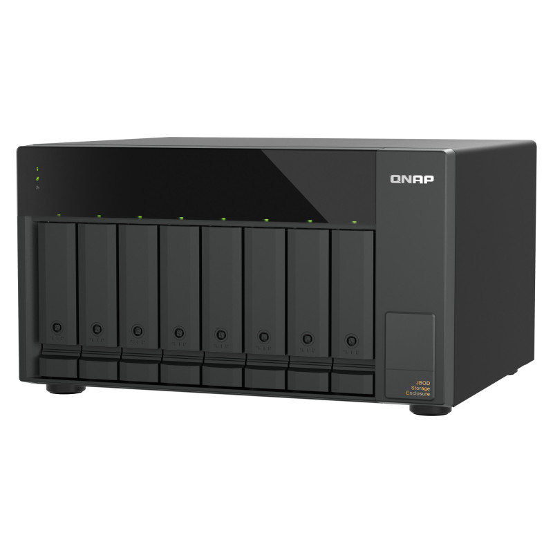 QNAP TL-D810TC4 (rozširovacia JBOD jednotka, 8x SATA, USB-C 3.1 Gen2 10Gb, desktop)