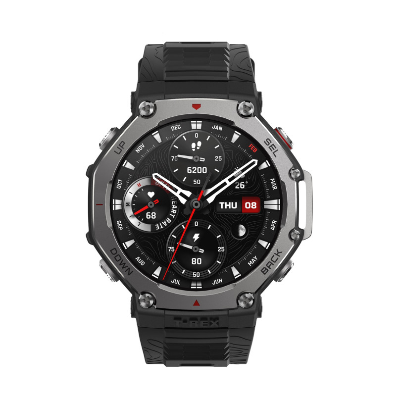 Amazfit T-Rex 3/Black/Šport Band/Onyx Black