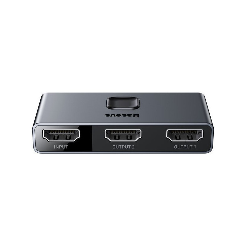 NONAME - Baseus HDMI rozbočovač Matrix HDMI Splitter 2v1/1v2 sivý