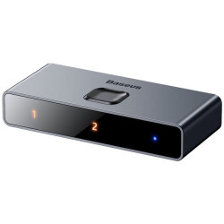 NONAME - Baseus HDMI rozbočovač Matrix HDMI Splitter 2v1/1v2 sivý