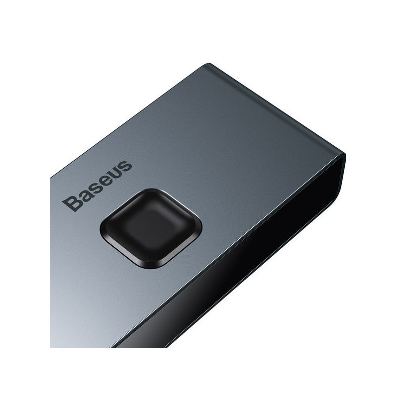NONAME - Baseus HDMI rozbočovač Matrix HDMI Splitter 2v1/1v2 sivý