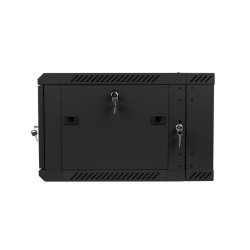 LANBERG RACKOVÁ SKRIŇA 19'' DVOJDIELNA NÁSTENNÁ 6U/600X600 (FLAT PACK) ČIERNA