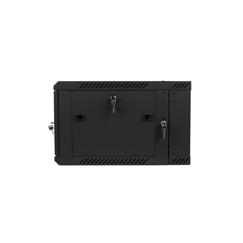 LANBERG RACKOVÁ SKRIŇA 19'' DVOJDIELNA NÁSTENNÁ 6U/600X600 (FLAT PACK) ČIERNA