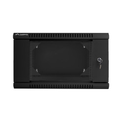 LANBERG RACKOVÁ SKRIŇA 19'' DVOJDIELNA NÁSTENNÁ 6U/600X600 (FLAT PACK) ČIERNA