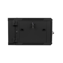 LANBERG RACKOVÁ SKRIŇA 19'' DVOJDIELNA NÁSTENNÁ 6U/600X600 (FLAT PACK) ČIERNA