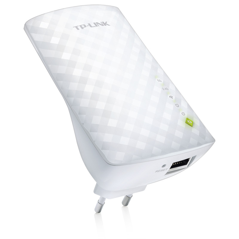TP-Link RE200 AC750 Dual Band Wifi Range Extender/AP, 3 interné antény, 1x10/100 RJ45, power schedule