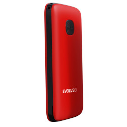 EVOLVEO EasyPhone ID, mobilný telefón pre seniorov, červená
