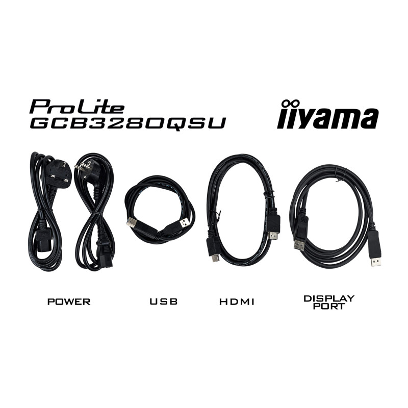 iiyama G-Master/GCB3280QSU-B2/31,5''/VA/QHD/180Hz/0,2ms/Black/3R