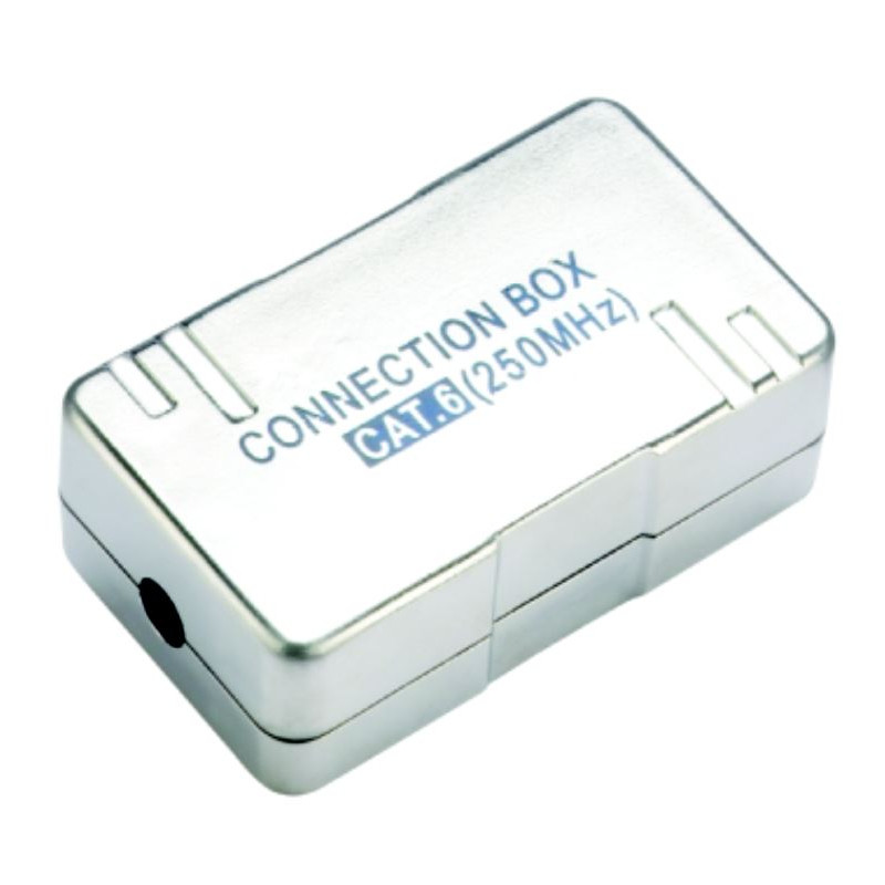 DATACOM Spojovací BOX STP CAT6 (2* zárez. pole) Silver