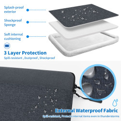 Seine Scene Taška na notebook Seine Scene Valence sleeve 16'' - čierna