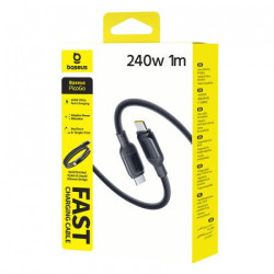 NONAME - Baseus PicoGo Fast Charging Dátový Kabel USB-C - USB-C 240W 1m Cosmic Black