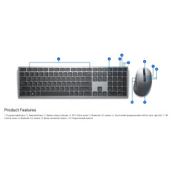 Dell set klávesnica + myš KM7321W bezdrôtová UA