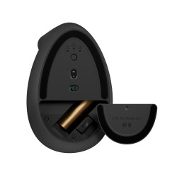 LOGITECH Lift For Business/Ergonomická/Optická/Pre ľavákov/4 000 DPI/USB+BT/Grafitová
