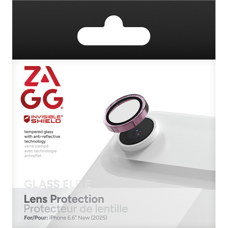 ZAGG Ochranná šošovka Premium pre Apple iPhone Air - ružová trblietka