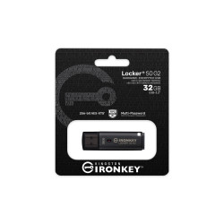 Kingston IronKey Locker+ 50 G2/32GB/USB 3.2 Gen 1 (5Gb/s)/USB-A/Čierna