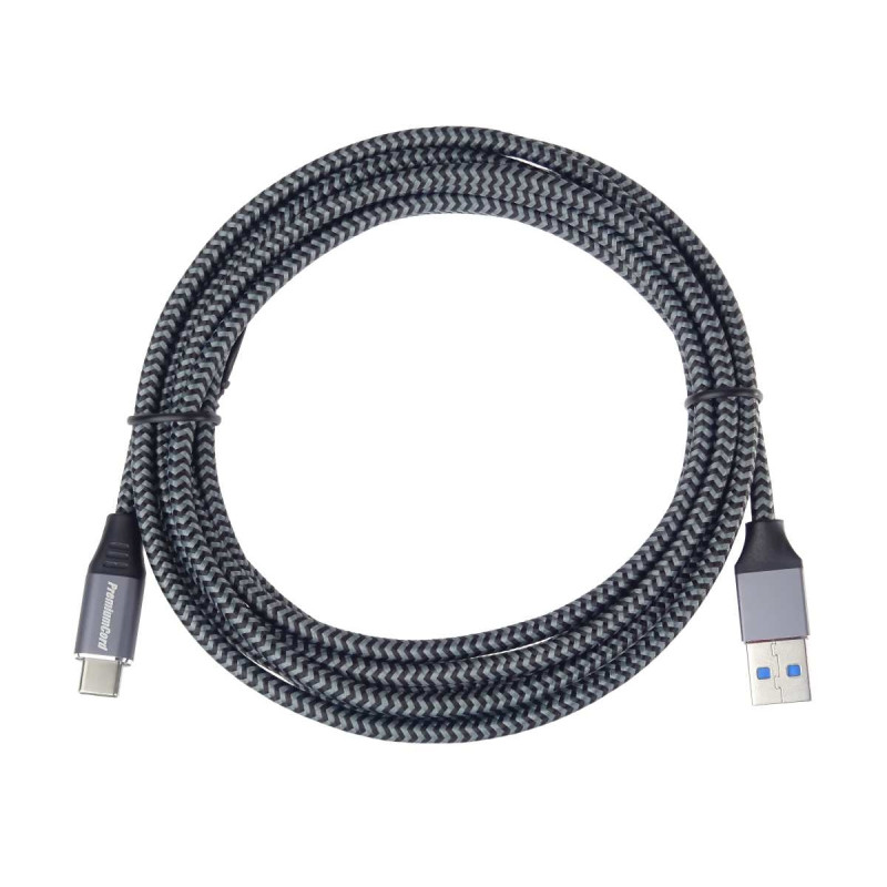 PremiumCord kábel USB-C - USB 3.0 A (USB 3.1 generation 1, 3A, 5Gbit/s) 2m oplet