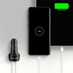 AXAGON PWC-PQ48 nabíjačka do auta 48W, USB-A + USB-C, PD3.0/PPS/QC4+/SFC/Apple