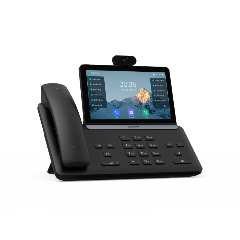 Yealink SIP-T88V Pre SIP telefón, PoE, 7'' LCD, GigE, 16 SIP účtov, BT sluchátko, Wi-Fi, H.264