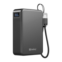NONAME - Sandberg Nano Powerbank 20000 mAh PD20W, kompaktná powerbanka s USB-C káblom, čierna
