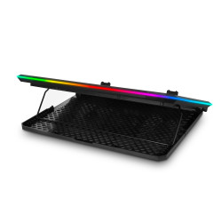 EVOLVEO Ania 9RGB, chladiaca podložka pod notebook, 6x ventilátor, RGB podsvietenie ventilátorov a obvod