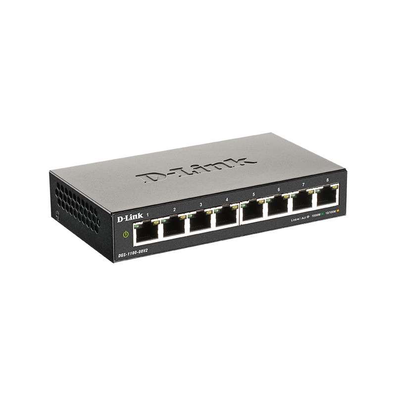 D-Link DGS-1100-08V2 Easy Smart Switch 10/100/1000