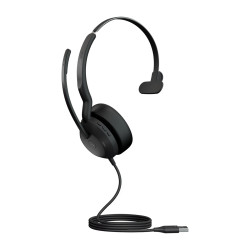 Jabra Evolve2 50/Mono/ANC/USB/Drôt/BT/Bezdrôt/MS/Čierna