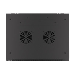 LANBERG - Nástenný rack 19'' 15U 600X450mm černý flat pack