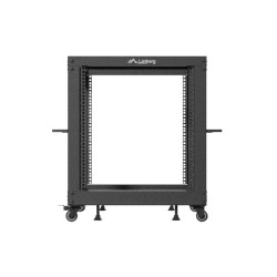 LANBERG OTVORENÝ RACK 12U 19'' 600X600-1100 NASTAVITEĽNÝ ČIERNY