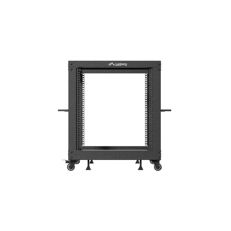 LANBERG OTVORENÝ RACK 12U 19'' 600X600-1100 NASTAVITEĽNÝ ČIERNY