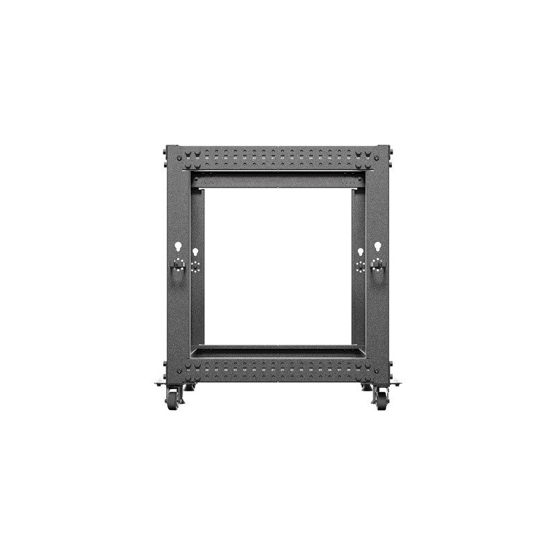 LANBERG OTVORENÝ RACK 12U 19'' 600X600-1100 NASTAVITEĽNÝ ČIERNY