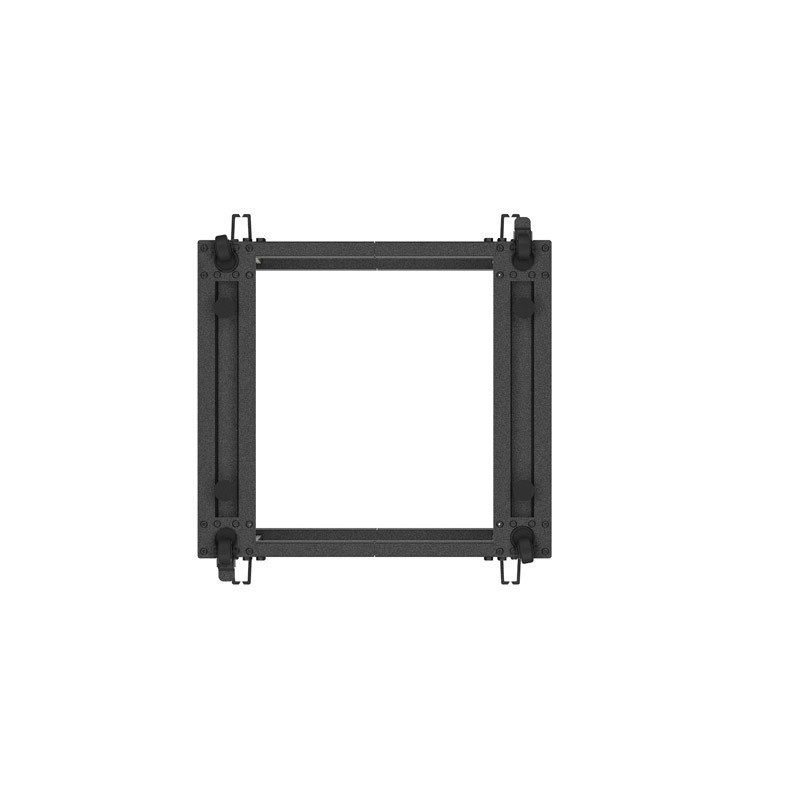 LANBERG OTVORENÝ RACK 12U 19'' 600X600-1100 NASTAVITEĽNÝ ČIERNY