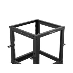 LANBERG OTVORENÝ RACK 12U 19'' 600X600-1100 NASTAVITEĽNÝ ČIERNY