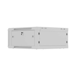 LANBERG NÁSTENNÁ INŠTALAČNÁ SKRIŇA 19'' 4U 600X600 ŠEDÉ PERFOROVANÉ DVERE (PLOCHÉ BALENIE)