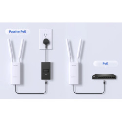 Tenda OAP1200 Outdoor WiFi AP AC1200, Gigabit LAN, IP65, VLAN, 802.11k/v/r, aktívny aj pasívny PoE