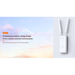 Tenda OAP1200 Outdoor WiFi AP AC1200, Gigabit LAN, IP65, VLAN, 802.11k/v/r, aktívny aj pasívny PoE
