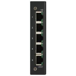 EATON - Tripplite Prepínač 5x zdroj Unmanaged Ethernet Switch, 10/100Mb/s, -40°... 75 ° C, montáž DIN / doska