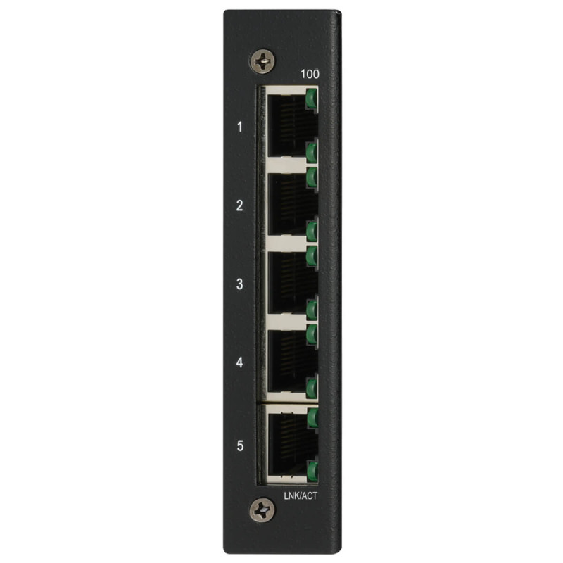 EATON - Tripplite Prepínač 5x zdroj Unmanaged Ethernet Switch, 10/100Mb/s, -40°... 75 ° C, montáž DIN / doska