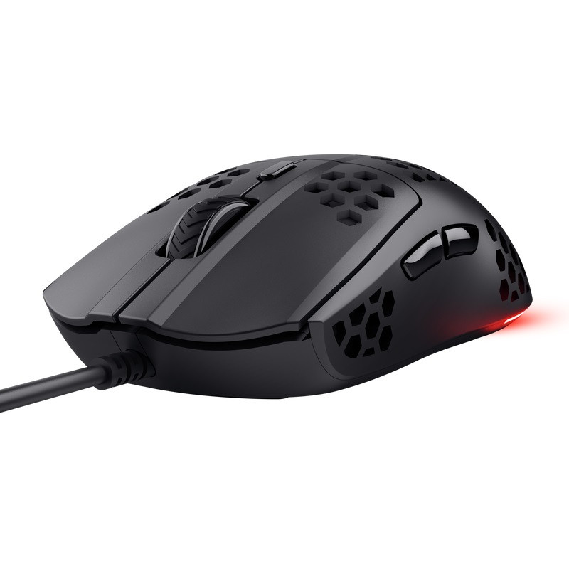 Trust Gaming GXT 928 Helox/Herná/Optická/Pre pravákov/6 400 DPI/Drôtová USB/Čierna