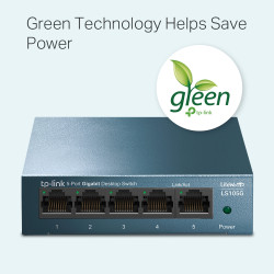 TP-Link LS105G 5x Gigabit Desktop Switch fanless