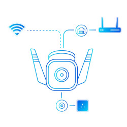 TP-LINK - Tapo C310 Outdoor IP66 Security Wi-Fi 3MP Camera, micro SD, dvojcestné audio, detekcia pohybu