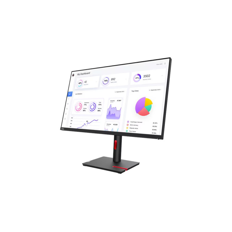 Lenovo ThinkVision/T32p-30/31,5''/IPS/4K UHD/60Hz/6ms/Black/3R