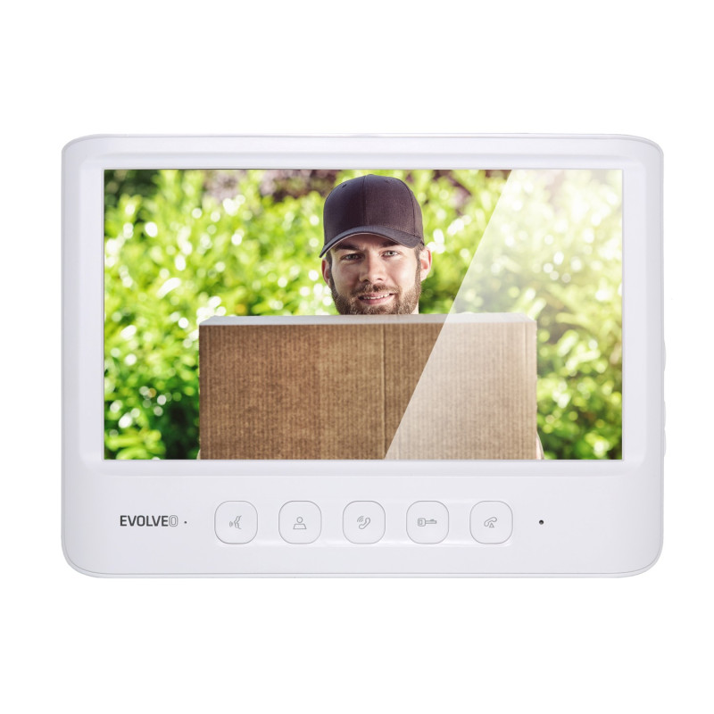EVOLVEO DoorPhone IK06, set video dverného telefónu s pamäťou a farebným displejom