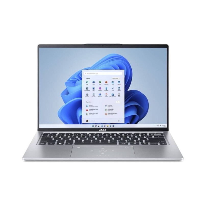 Acer Swift Go 14/SFG14-73/U5-125U/14''/2240x1400/16GB/512GB SSD/4C-iGPU/W11H/Silver/2R