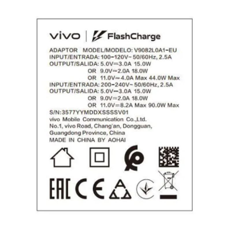 VIVO 90W FlashCharge nabíjačka