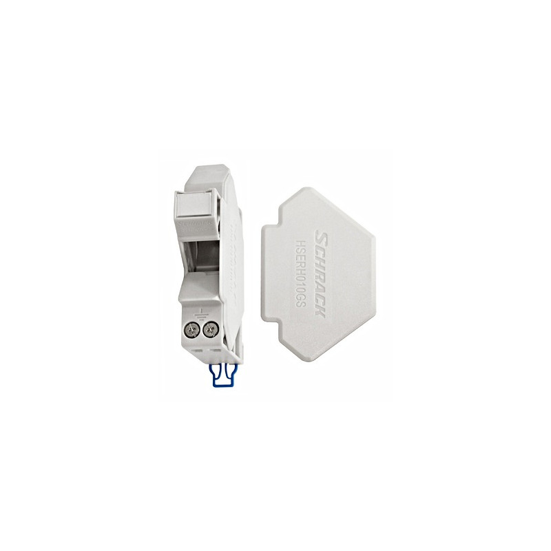 SCHRACK - DIN patchpanel, 1-portový, neosadený, pre HSEMRxxxS moduly