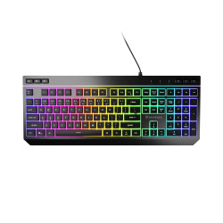 Herná klávesnica Genesis RHOD 530/RGB/Drôtové USB-A/US/Čierna