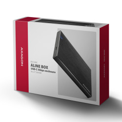 AXAGON EE25-XA6C, USB-C 5Gbps - SATA 6G, 2.5'' kovový ALINE box