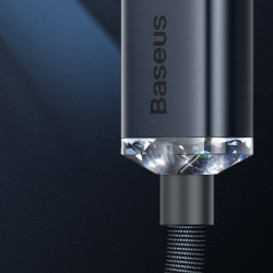NONAME - Baseus CAJY000005 Crystal Shine Series Dátový Kabel USB - Lightning 20W 1,2m Purple